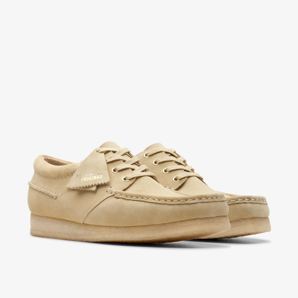 Clarks Wallabee Boat Maple Suede Maple | 0519QJRTO