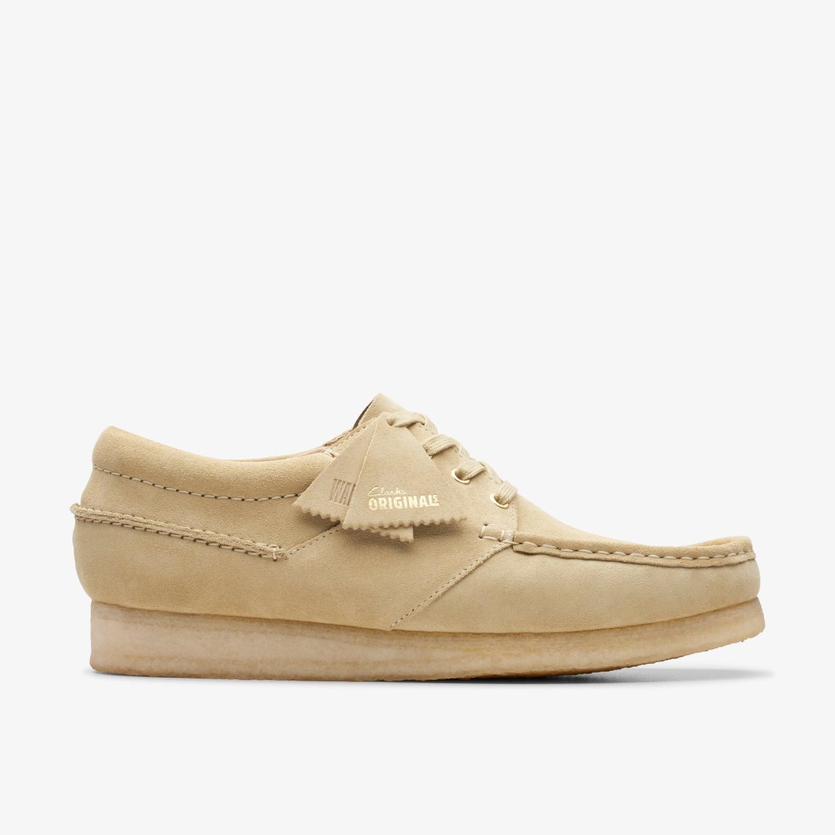 Clarks Wallabee Boat Maple Suede Maple | 0519QJRTO