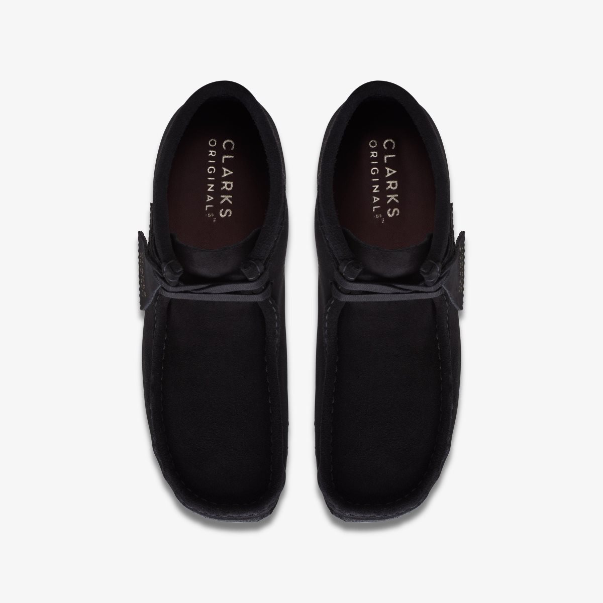 Clarks Wallabee Boot Black Suede Black | 6415STOLD