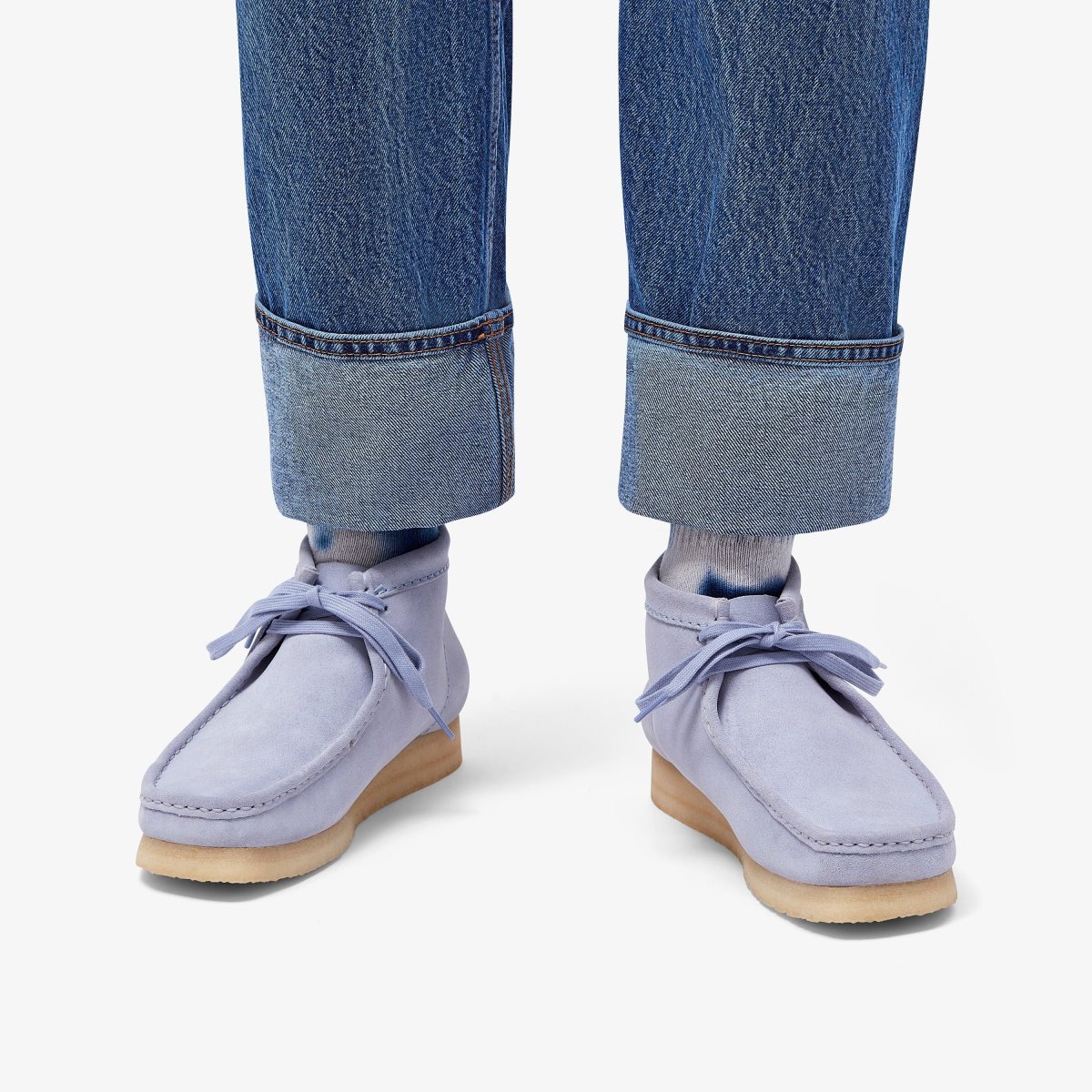 Clarks Wallabee Boot Cloud Grey Suede Grey | 8504IUJCD