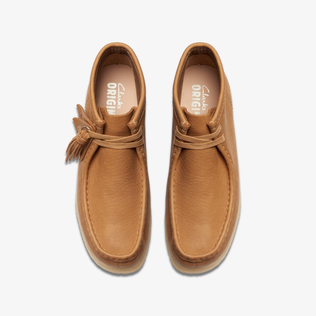 Clarks Wallabee Boot Mid Tan Leather Brown | 7249EHAKZ