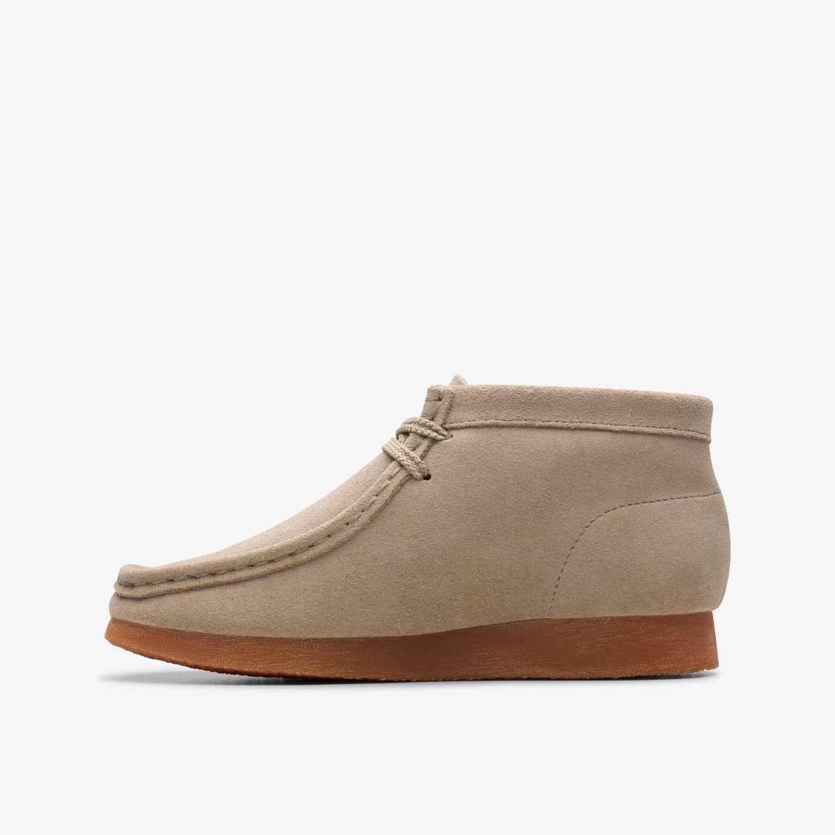 Clarks Wallabee Boot Older Sand Brown | 5306JOSID