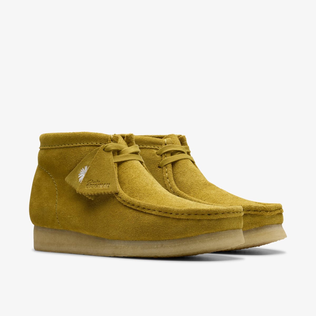 Clarks Wallabee Boot Olive Suede Olive | 9743AKXPG