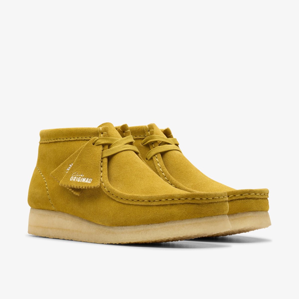 Clarks Wallabee Boot Olive Suede Olive | 9846MUAWS