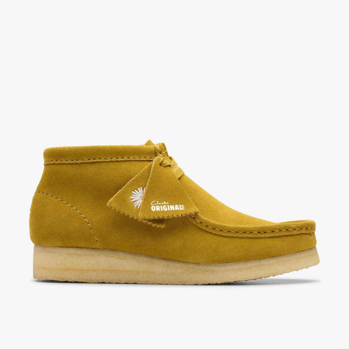 Clarks Wallabee Boot Olive Suede Olive | 9846MUAWS