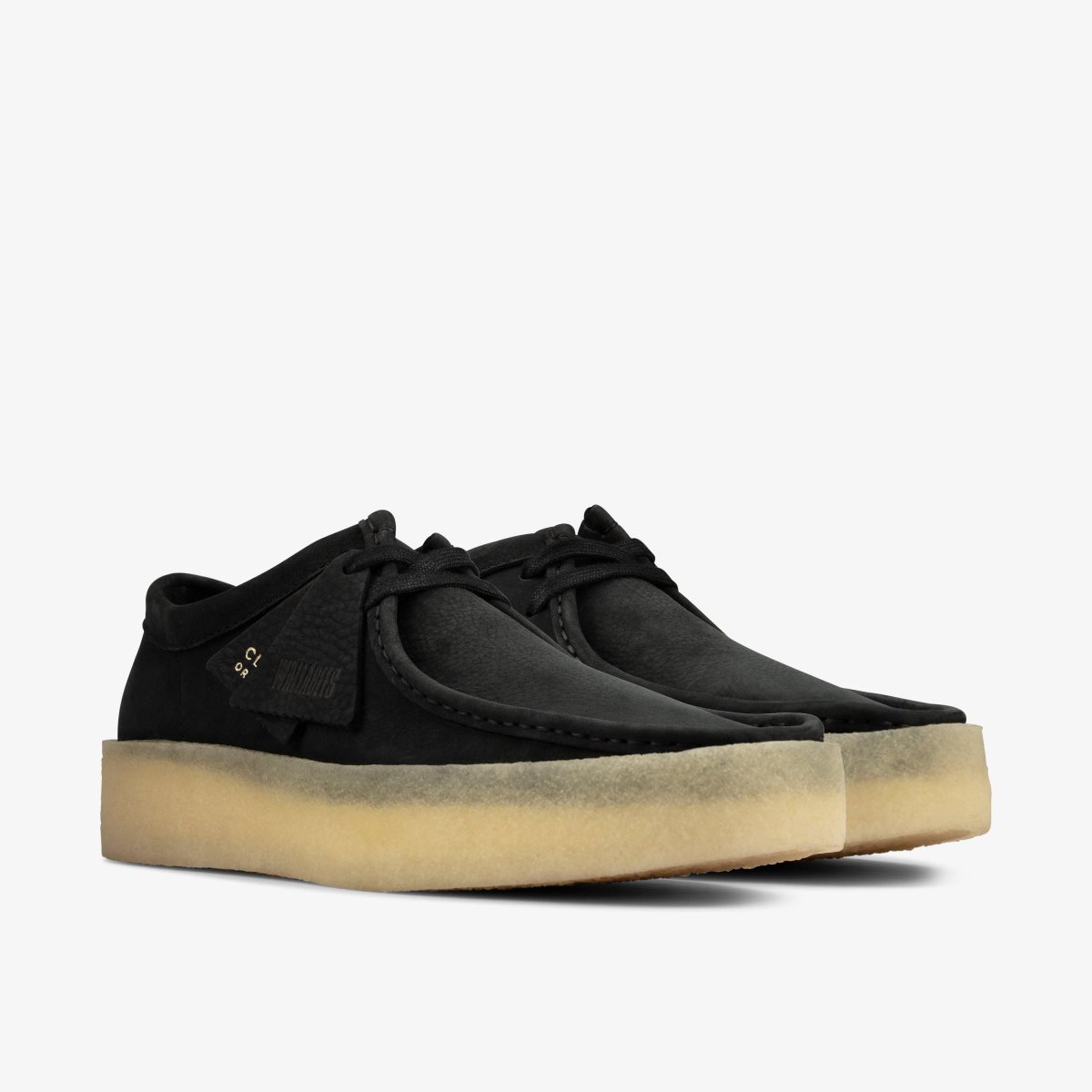 Clarks Wallabee Cup Black Nubuck Black | 0436BZQKN