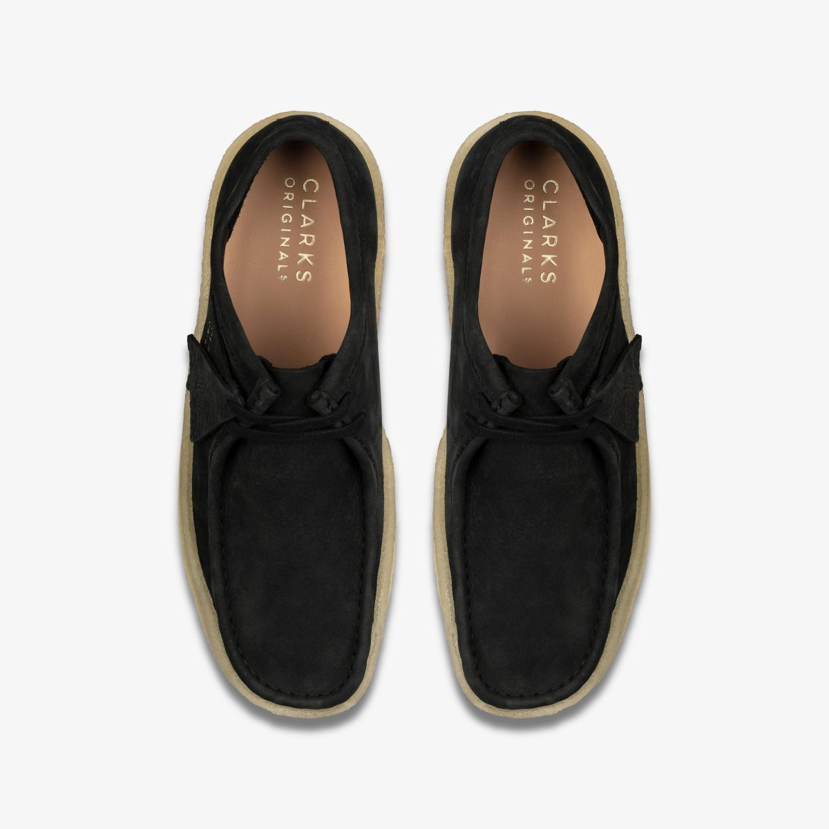 Clarks Wallabee Cup Black Nubuck Black | 0436BZQKN