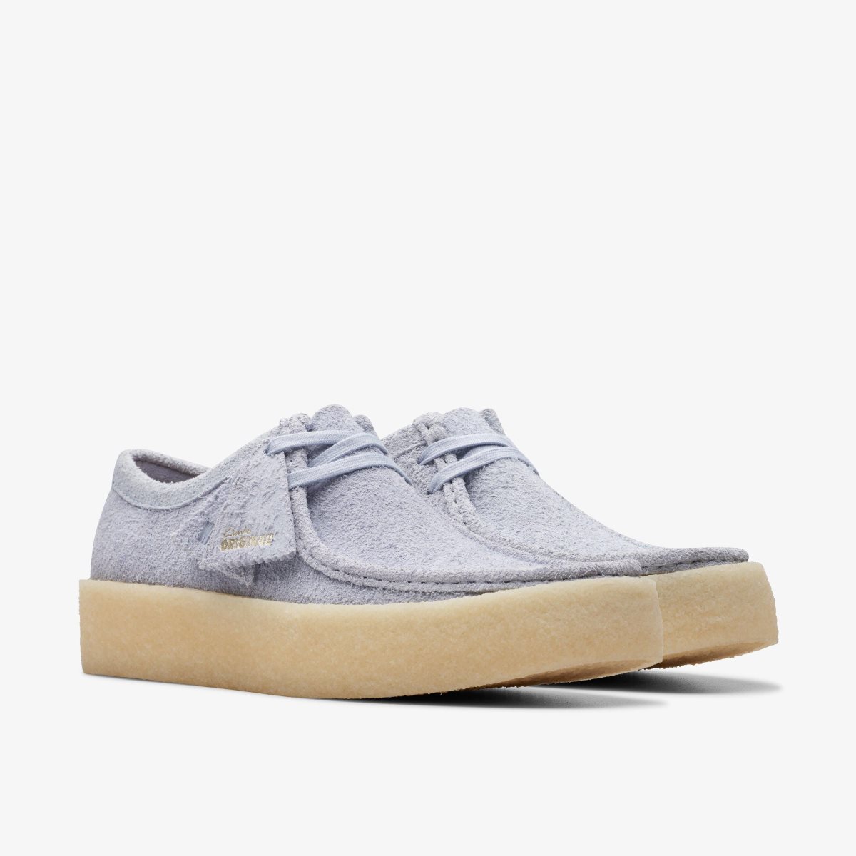 Clarks Wallabee Cup Cloud Grey Suede Grey | 0594BEPRV