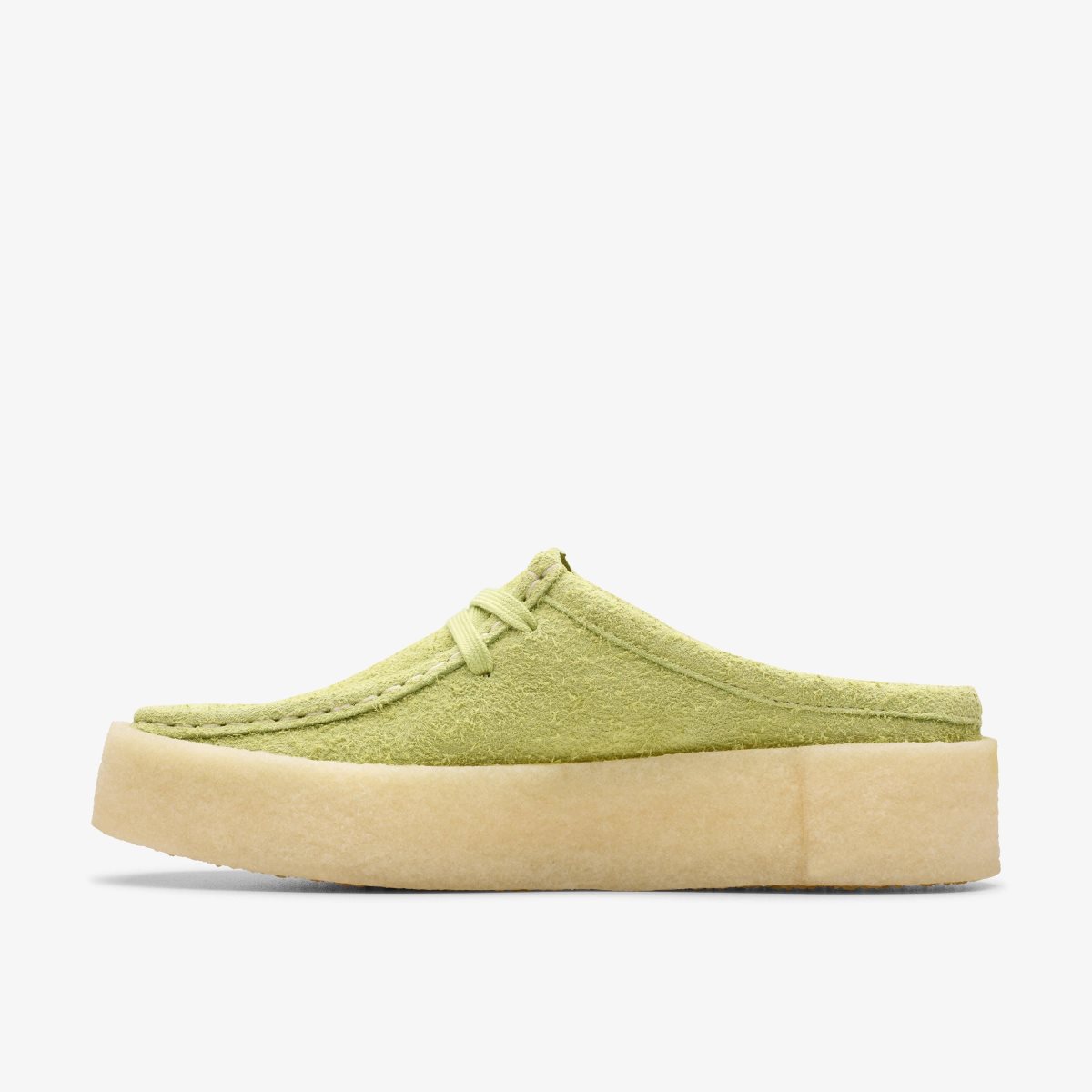 Clarks Wallabee Cup Lo Lime Hairy Suede Light Green | 5734BROWQ