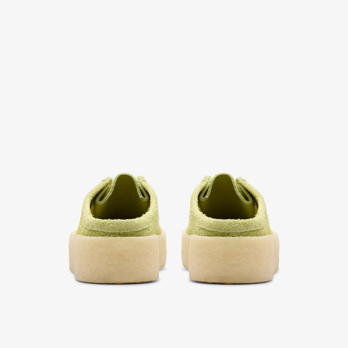 Clarks Wallabee Cup Lo Lime Hairy Suede Light Green | 5734BROWQ