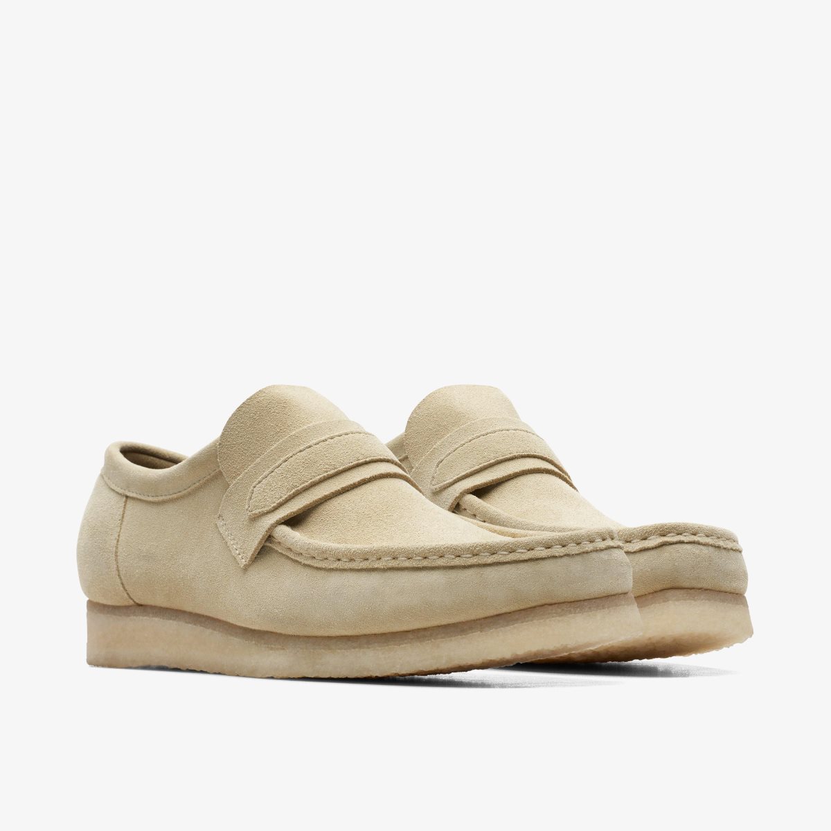 Clarks Wallabee Loafer Maple Suede Maple | 4960XZMJH