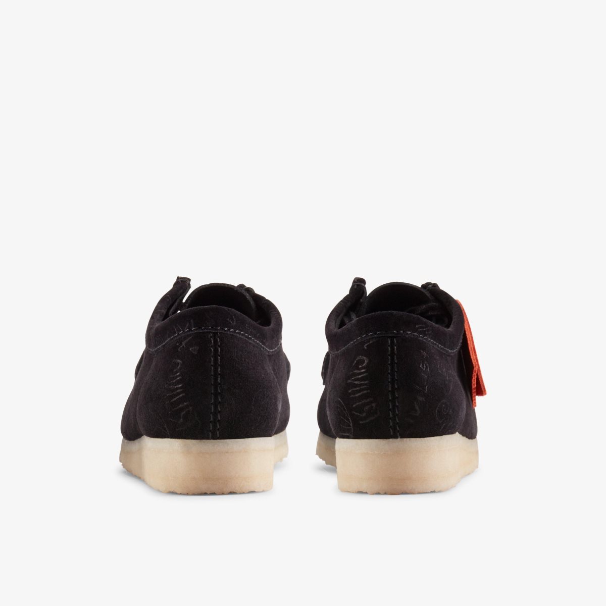 Clarks Wallabee X Civilist Black Deboss Black | 3641LBIRZ