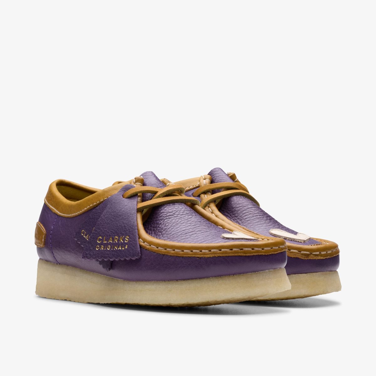 Clarks Wallabee X Claima Purple Combination Purple | 0321TXAZR