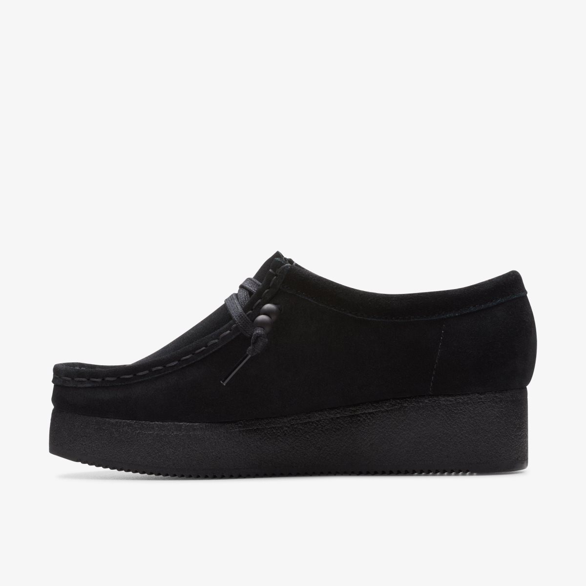 Clarks Wallacraft Bee Black Suede Black | 3260YJFWP