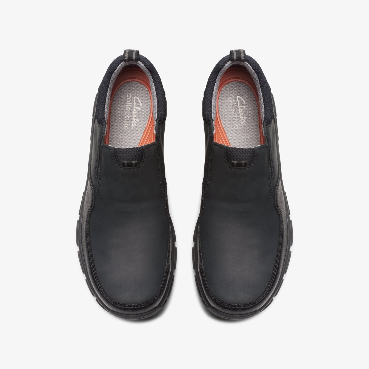 Clarks Walpath Step Black Leather Black | 5312QGIVR