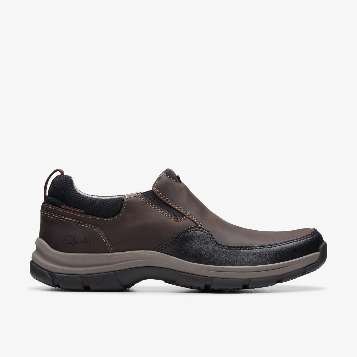 Clarks Walpath Step Dark Brown Leather Dark Brown | 7512PXDFR